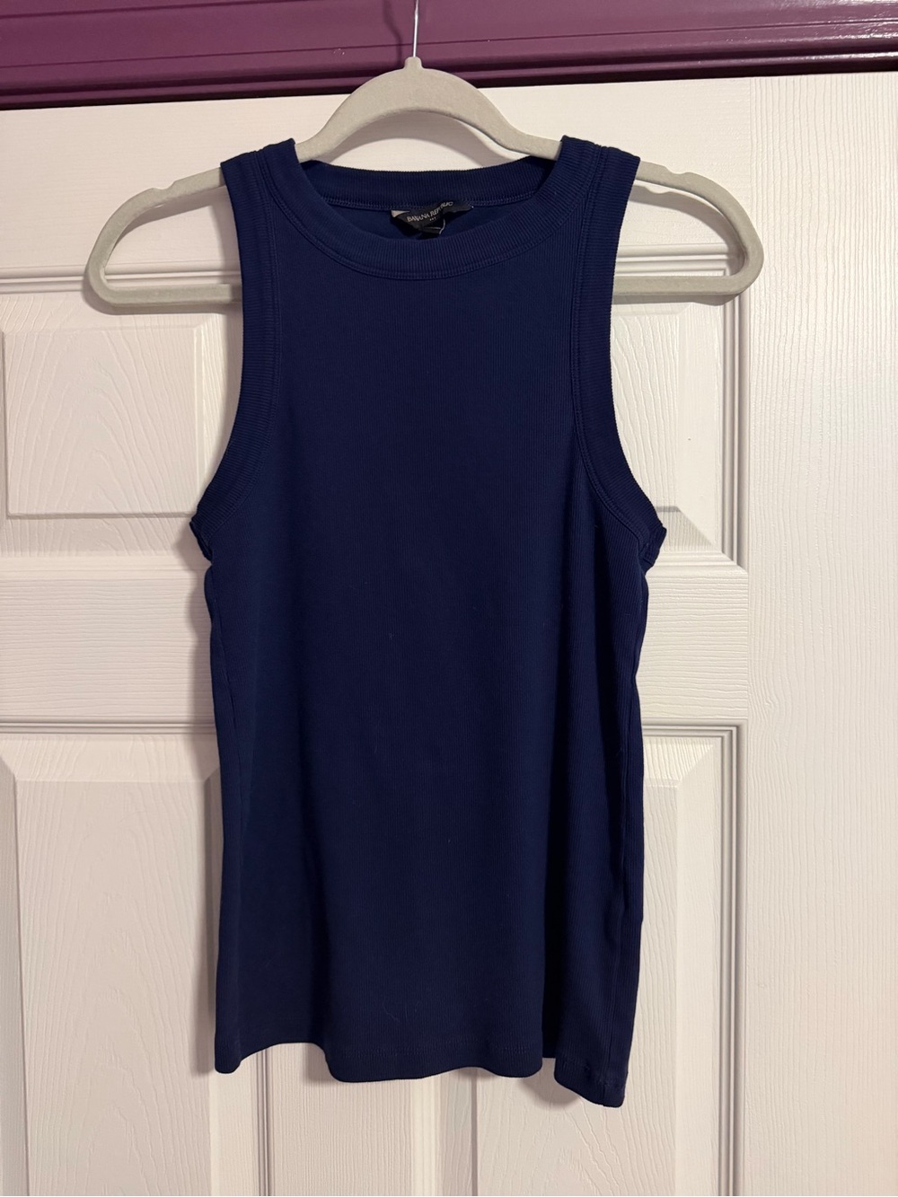 Banana Republic Navy Ribbed Tank